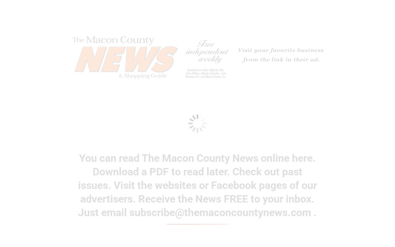 Macon County News countywide weekly outlet page